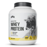 Levels Whey Vanilla Bean 5lb tub front view, premium protein option for daily shakes.