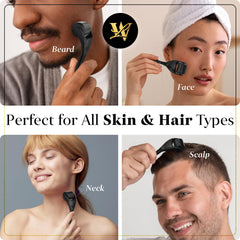 Lexi White Beauty derma roller for beard for convenient grooming at home