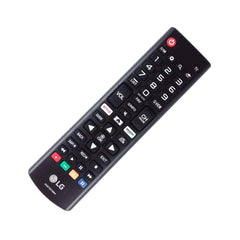 LG AKB75375604 remote back view, new part ready to pair