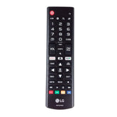 LG AKB75375604 remote front view, ideal replacement for LG TVs