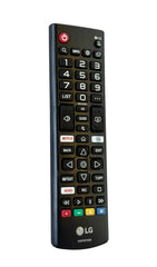 LG Original remote control side view showing slim ergonomic profile