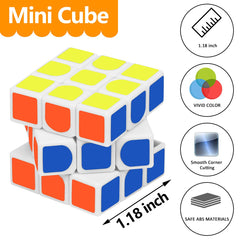 Libay mini-cubes 20-pack colors: vivid hues energize kids' concentration during play.