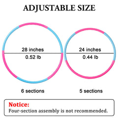 Liberry Kids Exercise Hoop pink assembled for engaging indoor or outdoor play