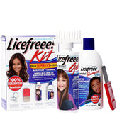 Licefreee head lice treatment gel applied to the scalp for targeted removal
