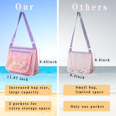 LIDAGO durable oxford mesh bag construction for beach use