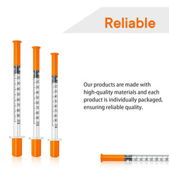 LIESY syringe needle detail showing 31G 8mm for comfortable handling.