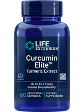 Life Extension Curcumin Elite turmeric capsule close-up for daily wellness.