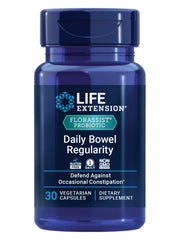 Life Extension FLORASSIST Daily Bowel Regularity bottle with capsules for regularity support
