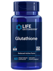 Life Extension Glutathione 500 mg bottle front view for daily antioxidant support