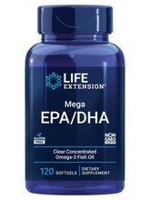 Life Extension Mega EPA/DHA bottle pour for easy daily omega-3 intake