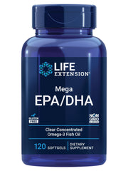 Life Extension Mega EPA/DHA bottle pour for easy daily omega-3 intake
