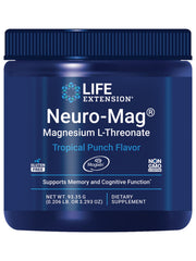Life Extension Neuro-Mag bottle pours, illustrating easy cognitive-support supplementation