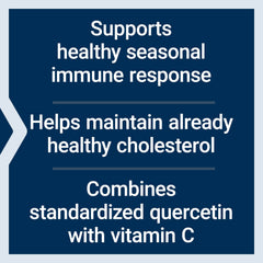 Life Extension Optimized Quercetin 250 mg bottle beside capsules showcases vegetarian capsules.