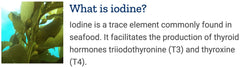 Life Extension Sea-Iodine sea-plant complex ingredients from kelp and bladderwrack.