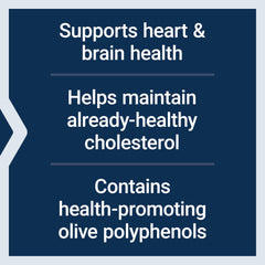 Life Extension Super Omega-3 bottle back label showing olive extract and sesame lignans.