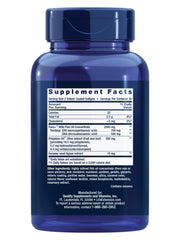 Life Extension Super Omega-3 softgels close-up for convenient, tasteless daily use.