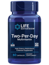 Life Extension Two-Per-Day bottle front view for daily nutrition
