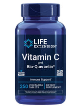 Life Extension Vitamin C and Bio-Quercetin bottle front highlights immune-support potential