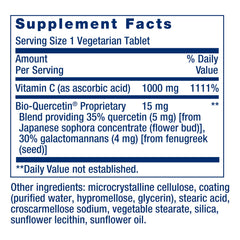 Life Extension Vitamin C and Bio-Quercetin capsules illustrate easy daily immune support
