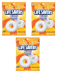 Life Savers Orange Mint pack3 photographed in a tote for quick refreshment on the go