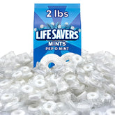 Life Savers Pep O Mint bulk bag 2lb for easy sharing and fresh breath.