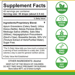 Life Tones Uric Acid Support bottle label shows natural detox benefits
