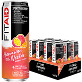 LIFEAID FITAID Hawaiian Nectar bottle close-up showing tropical flavor and recovery sip