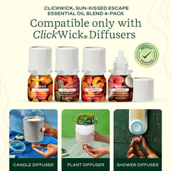 Lifelines ClickWick Peach Velvet bottle enhances living space with a sunny, uplifting aroma.