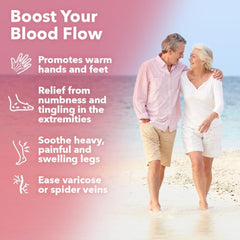 LifeSeasons Circulari-T capsules close-up; convenient daily circulation support