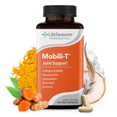 LifeSeasons Mobili-T bottle supports daily joint mobility.