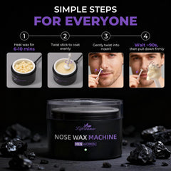 Lifestance Nose Wax Kit dual-end applicator for precise nose and brow detailing.