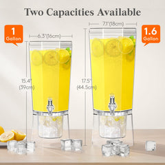 Lifewit ice-chamber removable-base keeps drinks cold during events.