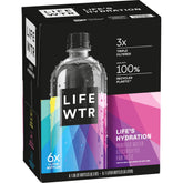 LIFEWTR premium purified water bottle front view for daily hydration