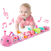 LIGHTDESIRE musical caterpillar head melody soothes newborns during quiet play