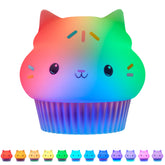 Lights By Night Gabby's Dollhouse Cakey Cat squishy light adds cozy glow to kids' rooms.