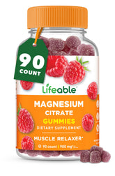 Lija Lifeable Magnesium Gummies bottle front showing raspberry flavor for daily use
