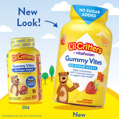 Lil Critters Gummy Vites orange flavor gummies brighten daily routine.