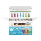 Lil Mixins daily packet-serve demonstrating easy allergen integration for tiny tummies.