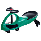 Lil' Rider Wiggle Car front view demonstrates compact ride-on design for easy storage.