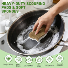 LILAC odor-resistant sponge dries quickly after wringing.