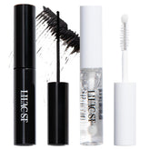 Lilac St Eternal Bond black bottle pour shown for fast-drying lash glue use.