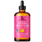 LILIVITE ORGANICS Evening Primrose Oil bottle for daily facial care and skin nourishment.
