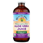 Lily of the Desert Aloe Vera Juice bottle, organic and preservative-free for daily wellness