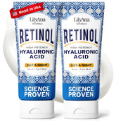 LilyAna Naturals Retinol Cream front label, anti-aging formula.