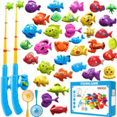 LILYBUDS magnetic fishing game fish variety enhances color recognition and turn-taking during play.