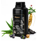 Limer Hair Dye Shampoo Natural Black bottle for at-home color care