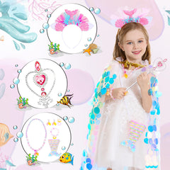 LIMIROLER princess necklace completes looks for pretend-play adventures.