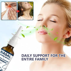 LIMYGOO Nutramd iodine nasal spray mist closeup for quick refresh.