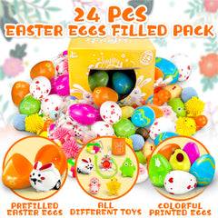 LINAYE prefilled Easter egg with sensory fidget toy for focus fun.