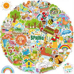 LINAYE spring stickers collection with 150 unique designs for vibrant crafts